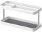 Yamazaki 7303 TOWER Tisch-Organizer, weiß, Stahl, minimalistisch, 21 x 8.5 x 10.5 cm