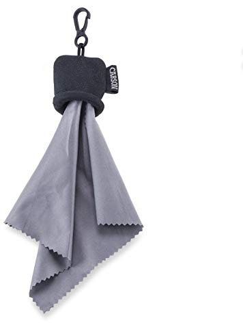 Carson Stuff-It Mikrofaser Reinigungstuch, 15,9 x 15,9 cm - Schwarz (SN-40BKAM)