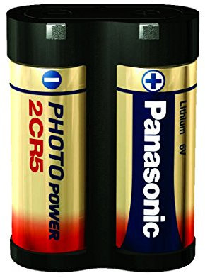 Panasonic 2CR-5L/1BP 6 V Lithium Battery - Silver