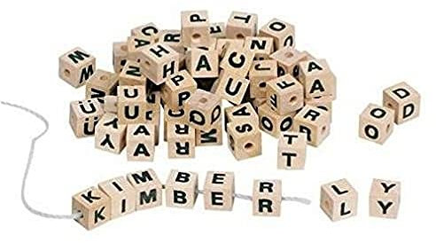 Buchstabenwürfel 300 Stück inkl. Band