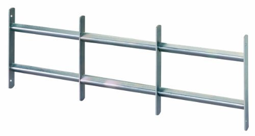 Alberts 553685 Rejilla para ventana Venlo, extensible, galvanizada azul, 300 x 700-1050 mm