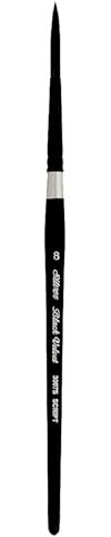 Silver Brush Limited - Traceur pour l’Aquarelle 3007S8 Black Velvet - Manche Court - Taille 8