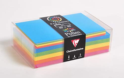 Clairefontaine 20811C Korrespondenz Set Pollen 40 Umschläge & Karten Sommer