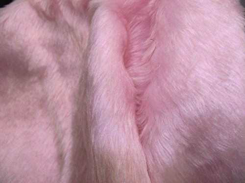 Uni amusant Faux Fourrure tissu matière Bébé Rose Floraison - Rose, 1Mtr - 150cmx100cm