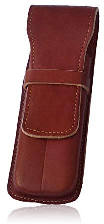 SONNENLEDER - hochwertiges Stecketui KARASEK Farbe: Natur *Echtes Leder*