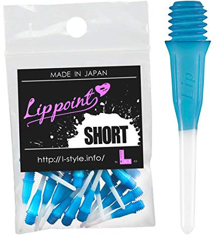 L-Stil (EL-Stil) Lippe Punkt Steigung kurz turkisblauen 30pcs ott1107