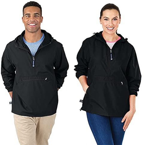 Charles River Apparel Veste coupe-vent Pack-n-go® - Référence 9904 - Noir - XX-Large