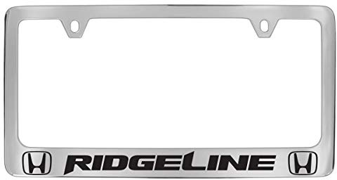 Honda Ridgeline Chrome Plated Zinc License Plate Frame Holder, Number Plate Cover