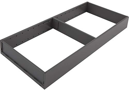 BLUM AMBIA-LINE Schubkastenrahmen breit, NL550mm, Stahl oriongrau matt