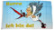 Fahne/Flagge Hurra ich Bin da! Baby 90 x 150 cm