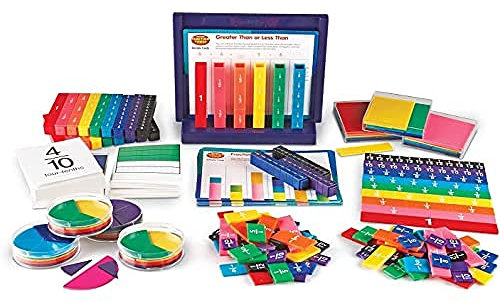 Learning Resources Großes Unterrichtspaket Rainbow Fraction – Bruchrechnen in Regenbogenfarben zum günstigen Preis