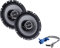 Pioneer TS-1702I 17cm diffusore coassiale a 2 vie specifici del marchio 2 altoparlanti (170 W max. ciascuno 35 W sinus), profondità di installazione 46 mm, taglio di installazione 147 mm, con griglia
