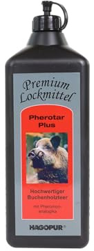 Hagopur Premium Lockmittel Pherotar Plus - 1L - erhöhter Anteil Pheromon-Analogika - hochwertiger Buchenholzteer