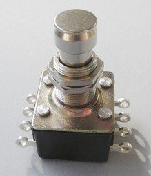 göldo elf4p encastrable Pied Interrupteur 4 broches, 8 broches/fabriqué en Italie