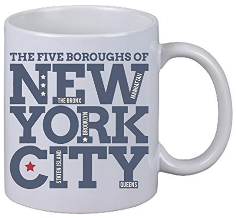 Kaffee Tasse The Five Boroughs Of New York City The Bronx Manhattan Brooklyn