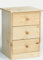 Erst-Holz 90.20-K03 Elke Nachttisch Kiefer massiv 3 Schubläden