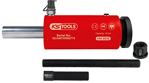 KS TOOLS Druck- und Zug-Hydraulikzylinder-Satz, 32t, 6-tlg (440.0025)