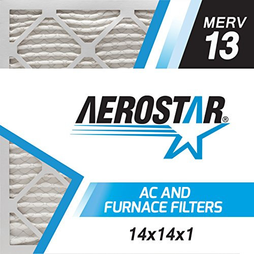 Filtro de aire acondicionado o de horno de aerostar MERV 13 de 2,5 cm.