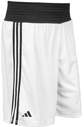 Adidas Base Punch Short de Boxe pour entraînement de Combat Convient aux Adultes, Hommes, Femmes, Enfants, MMA, Fitness, Kickboxing, Gym générale - Léger et Extensible