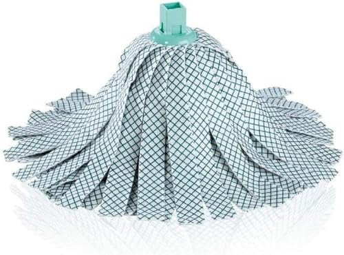 Leifheit Tête de Rechange Classic Wringmop, Tête de Balai en Viscose et Polyester pour Les Taches tenaces sur Les sols en carrelage et en Pierre, Viscose Extra absorbante, Tête de Mop Lavable à 60°C