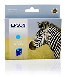 Epson T0742 Tintenpatrone Zebra, Singlepack cyan
