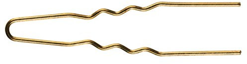 Comair 3150075 Haarnadeln dick, 50er Beutel, 45 x 1.10 mm, gold
