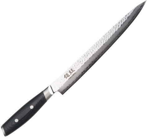 Yaxell tshuchimon kitchenknife – Fabriqué au Japon – 25,5 cm – trancher Lame VG10 damassé Matière 3 couches – – Core