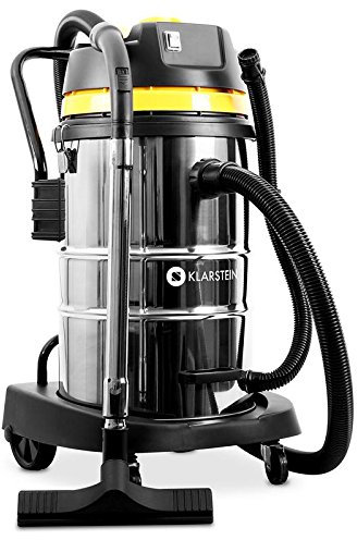 KLARSTEIN IVC-50 2000 W Aspiratore Senza Sacchetto 50 L Nero, Acciaio Inossidabile