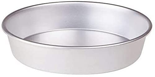Pentole Agnelli Linea Pasticceria e Pizza Tortiera Conica in Alluminio con Orlo (H 6 cm), Argento, 50 cm