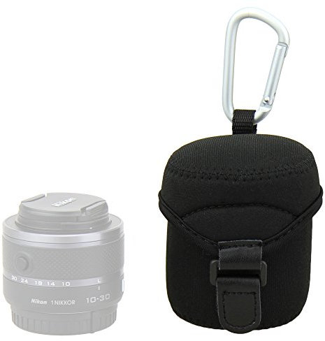 JJC JN M Lens Pouch met bajonethaak, Schwarz