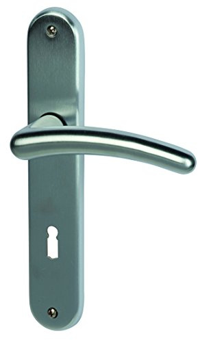 Alpertec 32966173 Franziska-LS Messing Chrom satiniert für Zimmertüren Drückergarnitur Türdrücker Türbeschläge Neu