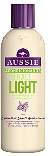 Aussie Miracle Light - Conditioner Haar mit Wurzeln und trockene Spitzen Fette - 250 ml