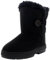 Holly Bambini Pulsante Ragazze Inverno Foderato Di Pelliccia Pioggia Stivali - BLA33 AEA0444