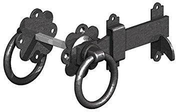 GATEMATE 6 (150mm) Ring Gate Latch - Epoxy Black