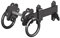 Gatemate 5251503 E/BLAC P36 Ring Gate Latches, Epoxy Black, 150 mm