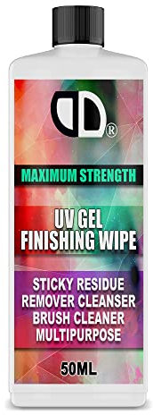 UV Gel, Finishing Wipe, Multipurpose, Remover Cleanser, Sticky Residue Remover, Brush Cleaner 50ml