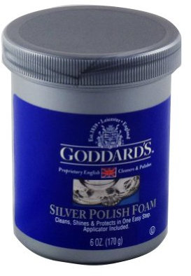 4 X Silver Polish Foam 170g (Goddards)
