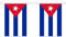Top Brand Banderines pequeños de Cuba