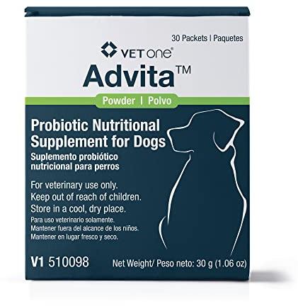 VetOne Advita probiotique supplément nutritionnel pour chiens - 30 Packets