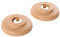 Sanitop-Wingenroth Klapprosette für Rohrsysteme 15 mm oder Typ 1/4 '' 2er-Set Rosette Abdeckung für Heizungsrohre Außendurchmesser: 49 mm Kunststoff Buche 19431 0