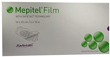MEPITEL Film Folienverband 10x25 cm 10 St