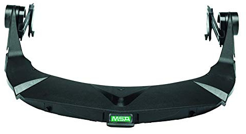 MSA 10121266 V-Gard Frame - General Purpose Applications, Fits Cap-Style Hard Hats, Black, High Density Polyethylene (HDPE), Compatible with Replaceable Debris Control Attachment, Durable & Reusable