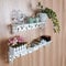 Yosoo Landhaus Weiß Wandregal Shabby Chic Wandkonsole Hängeregal Wandablage mit Schraube