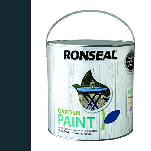 Ronseal RSLGPBLKB25L 2.5 Litre Garden Paint - Black Bird by Ronseal