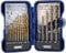 Draper 18551 - Set de brocas combinadas (17 unidades de diferentes tamaños)