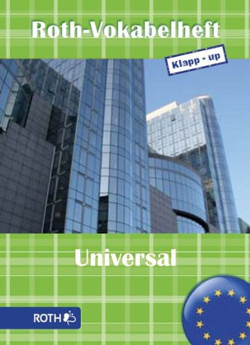 Vokabelheft Klapp-up A5 Universal 4 Motive für clevere Faule, Liefermenge = 12