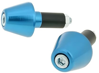 Lenkerende Vibrationsdämpfer Short 13,5mm - blau