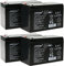 Batterie gel net plomb Batterie pour onduleur APC Smart-UPS SURT1000 X LI, 12 V plomb-acide