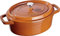STAUB Cocotte en Fonte, Ovale 29 cm, 4,25 L, Cannelle
