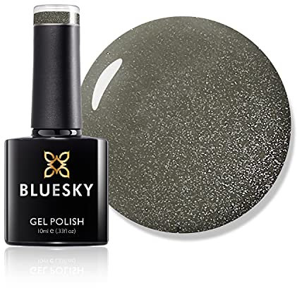 Bluesky Gel Nail Polish, Wild Moss 80595, Dark Green, Long Lasting, Chip Resistant, 10 ml (Requires Drying Under UV LED Lamp)